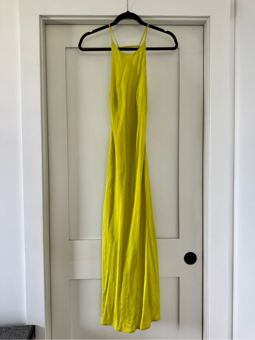 a new day Bright Yellow Slip Maxi Dress with Spaghetti Straps